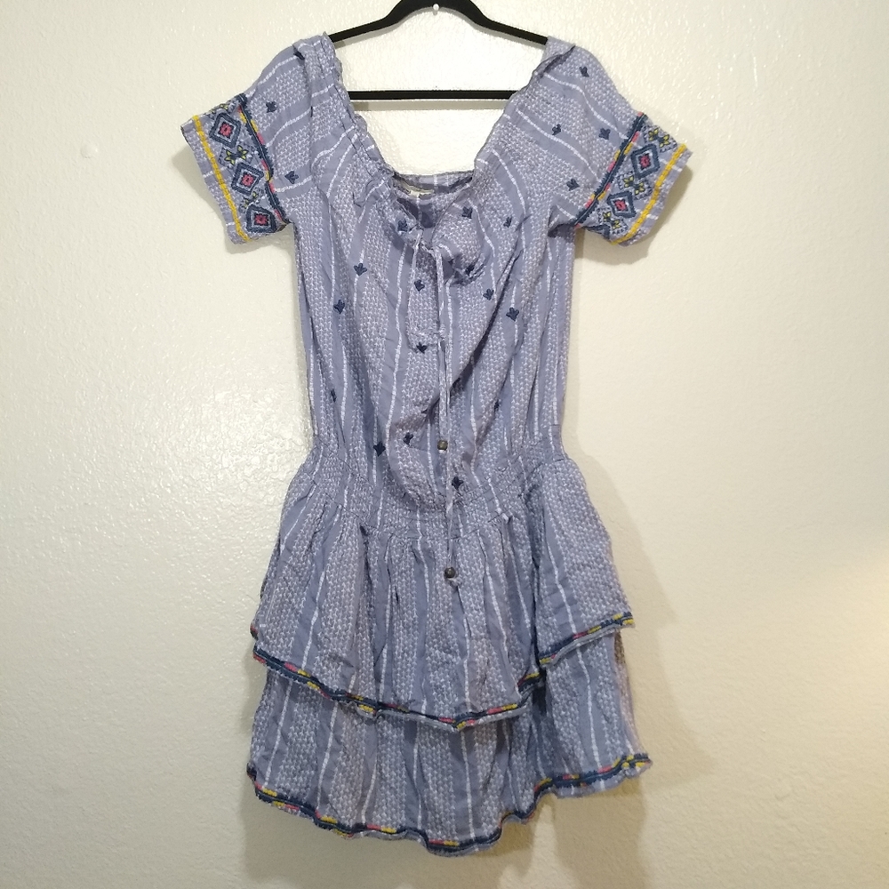 Easel dress boho embroidered medium